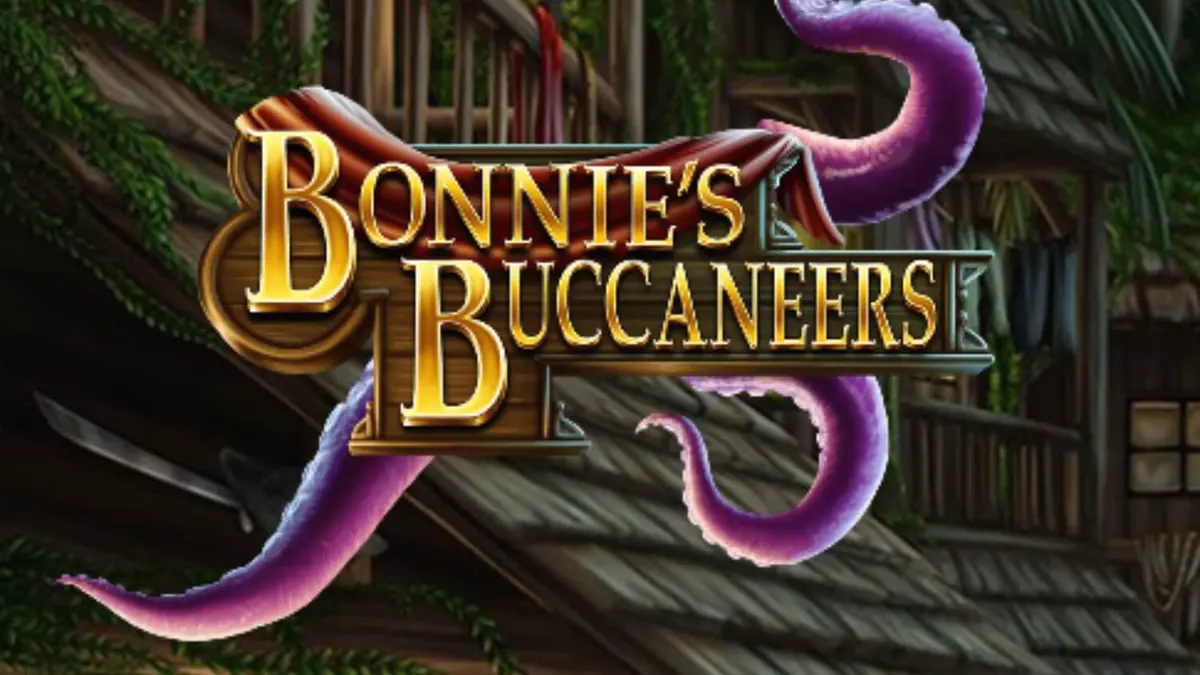 Tampilan visual slot Bonnie’s Buccaneers dengan tema bajak laut dan brankas emas.